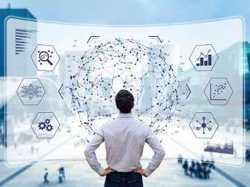 big-data-analytics-visualization-technology-with-scientist-analyzing-picture-id1205428317