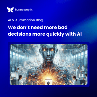 no more bad decisions AI blog post